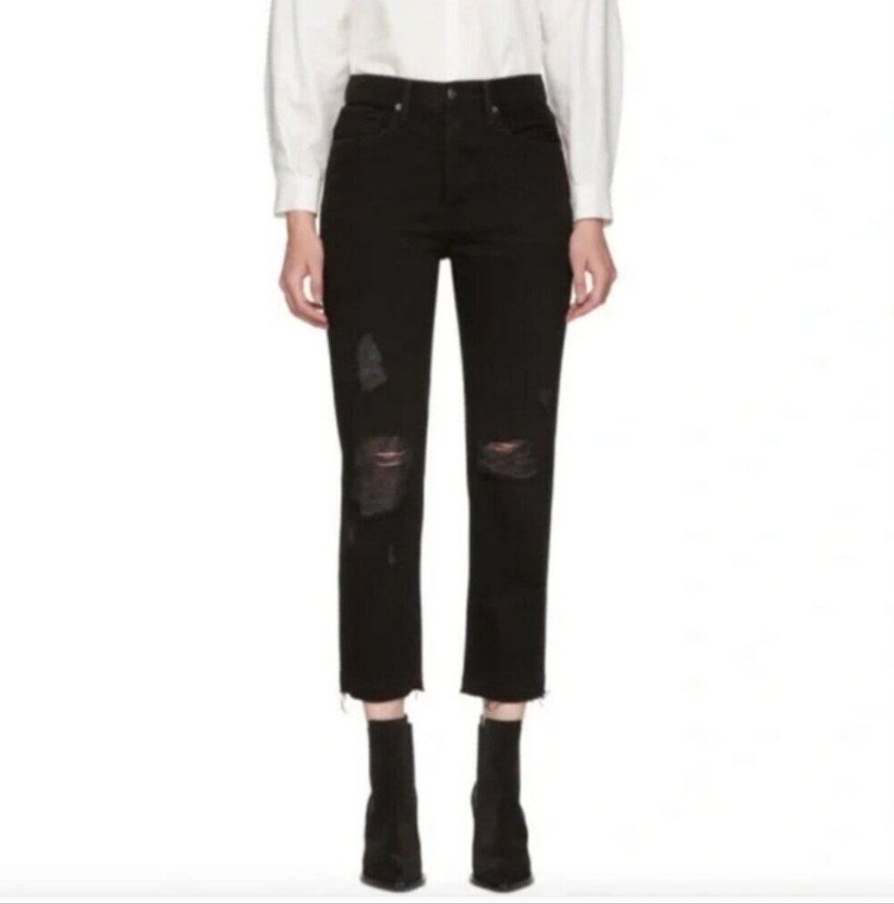 FRAME Le Original High Rise Straight Leg Jeans